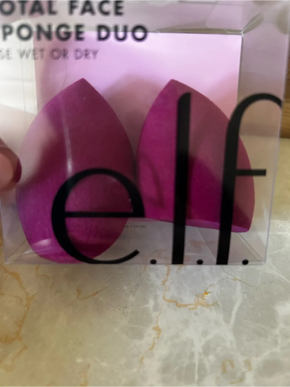 e.l.f. Total Face Sponge Duo - Magenta